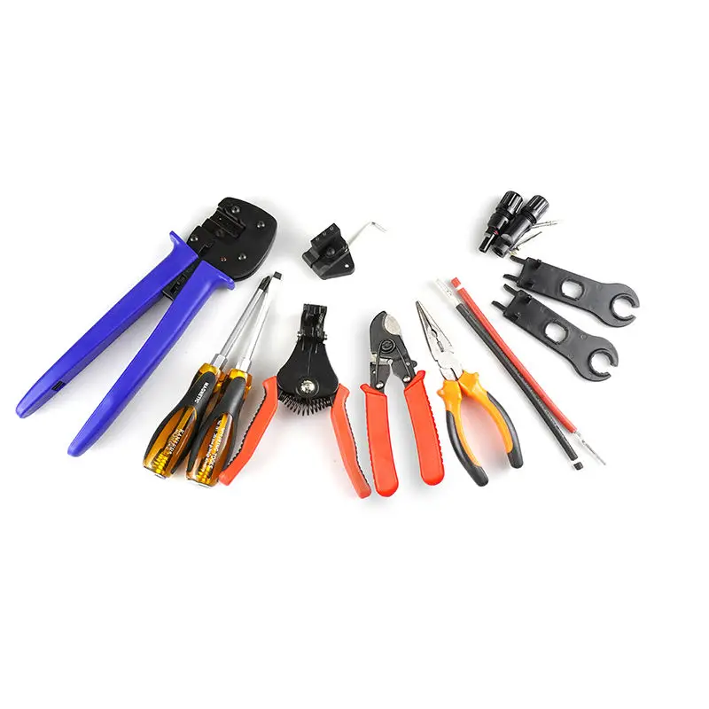 Brand New C4K-B Solar Pv Cable Crimping Tool Kits With Small Crimping Pliers For Solar PV System