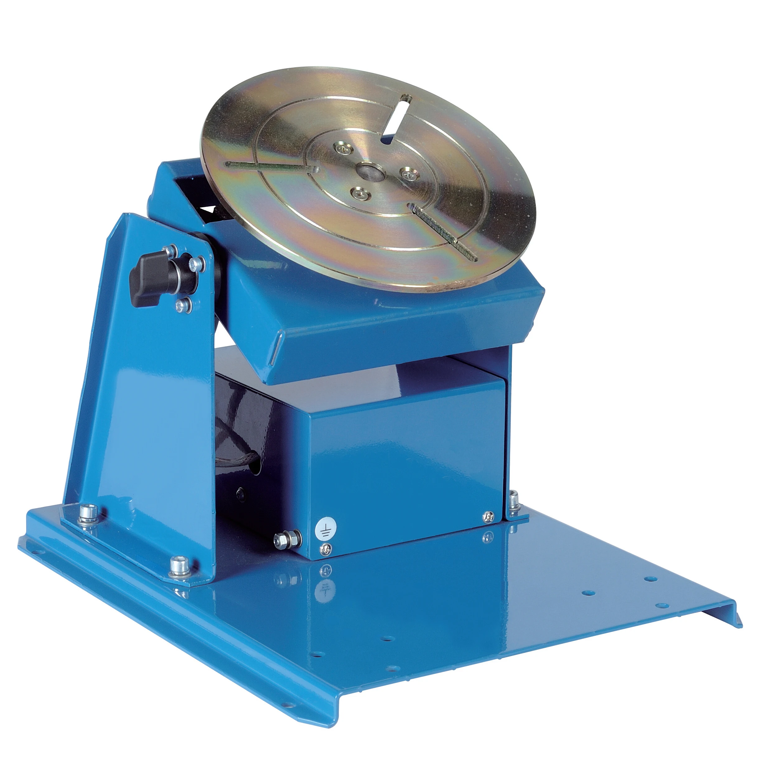 Welding Positioner Pipe Workpiece Rotary Machine Turn Table 10kg Rotary Table WIth Chuck C-65