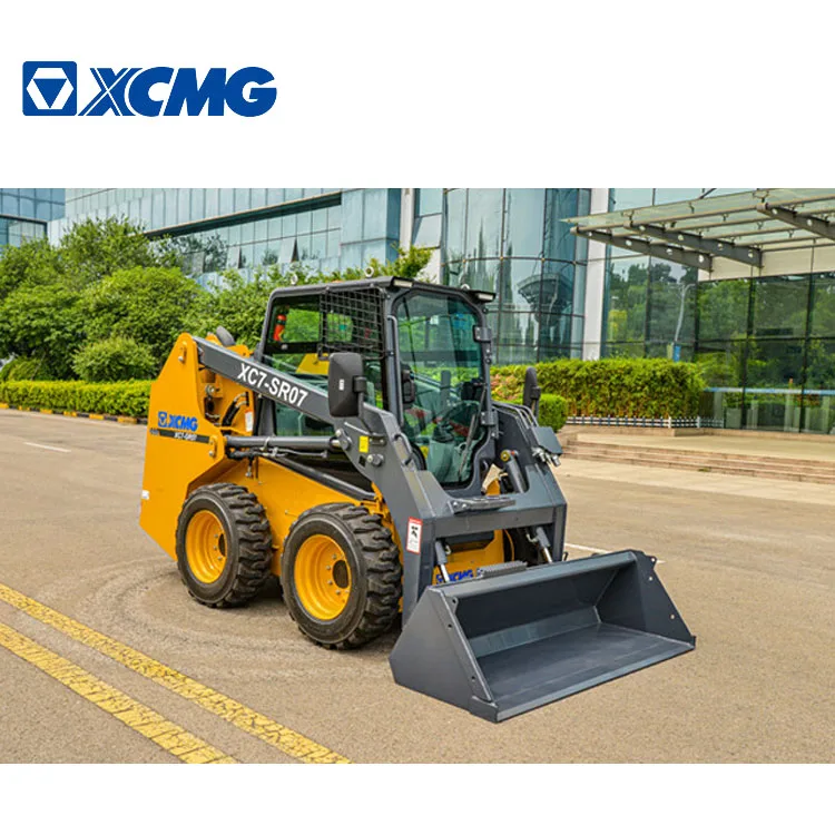 XCMG Official Second Hand XC7-SR07 Mini Loader Skid Steer Loader with Multifunctional Attachments
