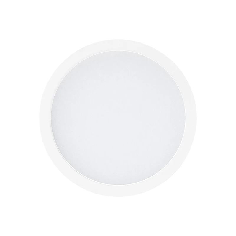 frameless square round ultra thin aluminum indoor lighting slim 18w 24W ceiling mounted downlight flat recessed led panel light