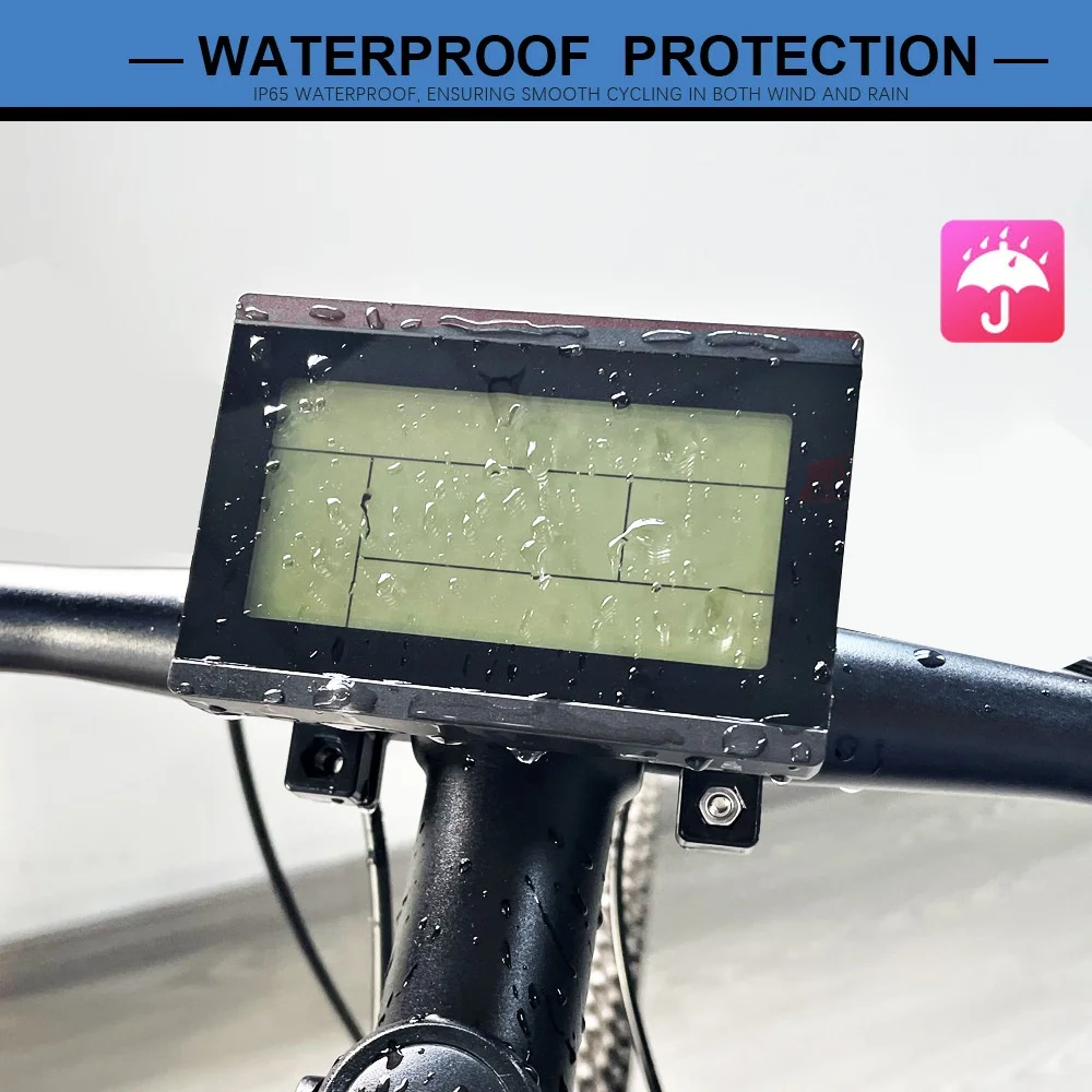 Latest Design 24V 36V 48V Waterproof Display High Quality Ebike Conversion Kit HD LCD Screen Display