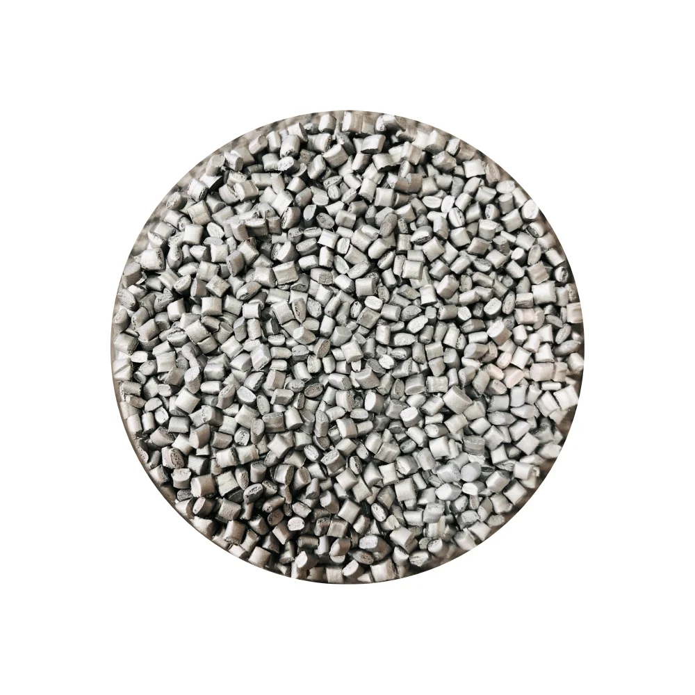 Metallic Masterbatch/pearl double colour effect masterbatch/Grey metallic masterbatch