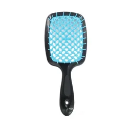 Высокое качество индивидуальный логотип ABS весло типа мокрого шлица душ распутывание щетка для волос пластик для вьющихся влажных густых прямых волос
