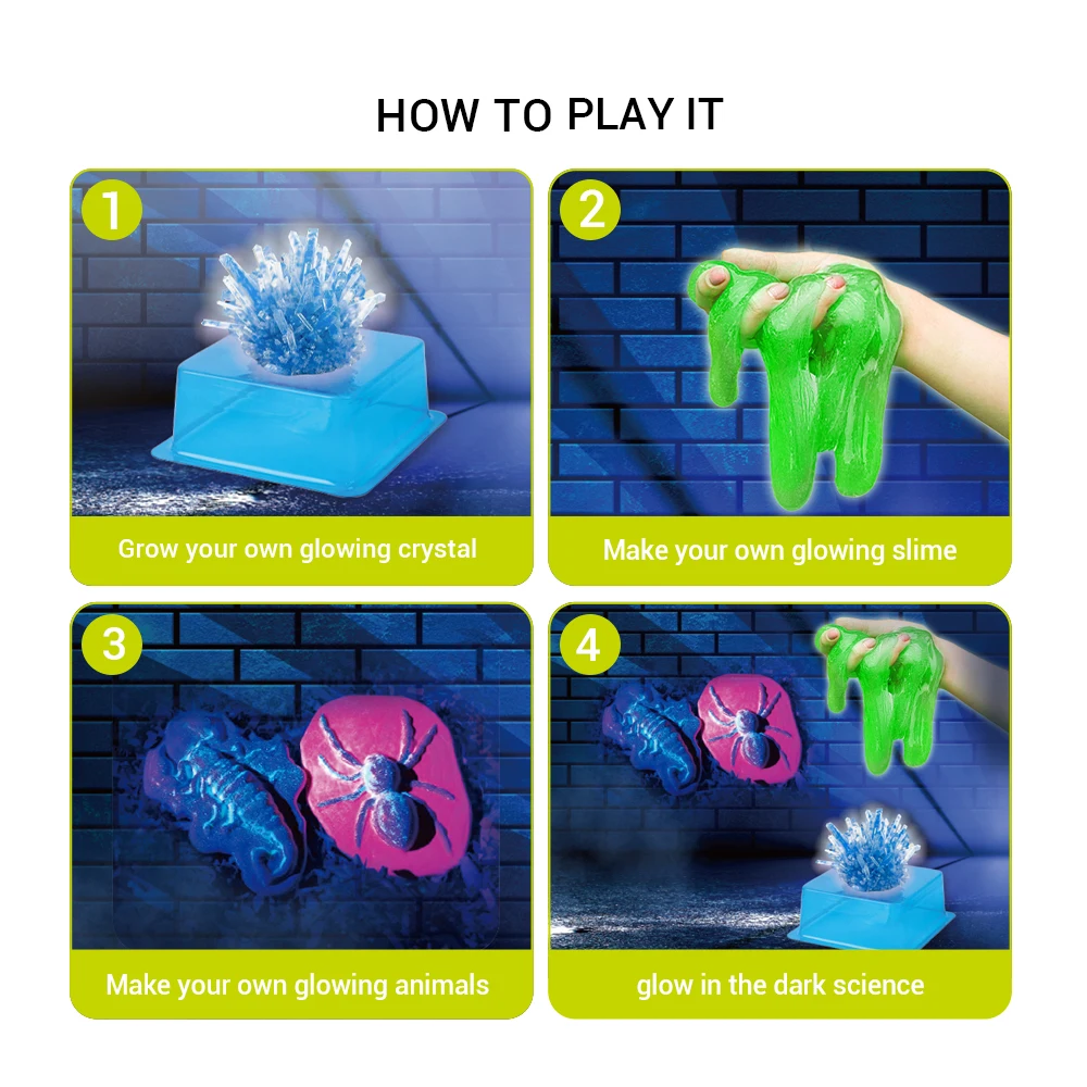 Hot Science kit for kids Educational Toy children DIY Experiment STEM learning Kits 6 Ages+ Making fun Craft toys