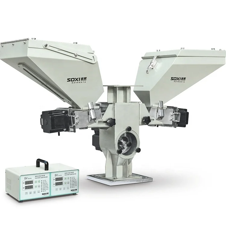 large capacity standard volumetric master batch color mixing doser/blender/stirrer