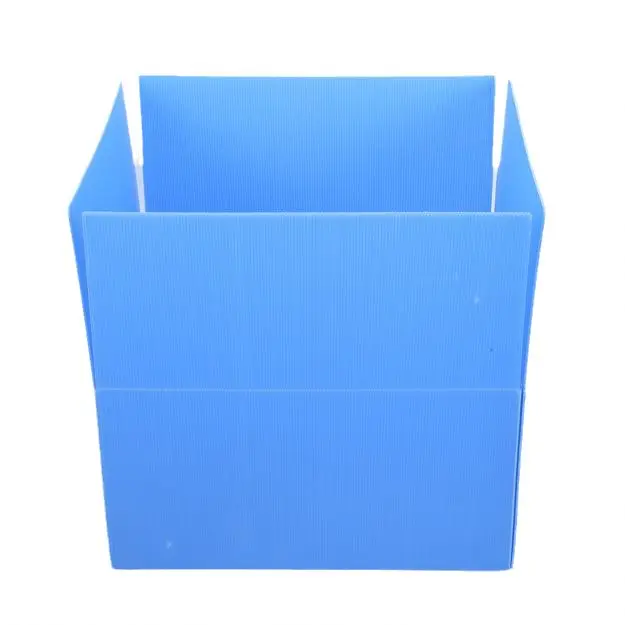 Folded PP Hollow Sheet Packaging Boxes Cardboard Plastic Card Packaging Box For Packaging