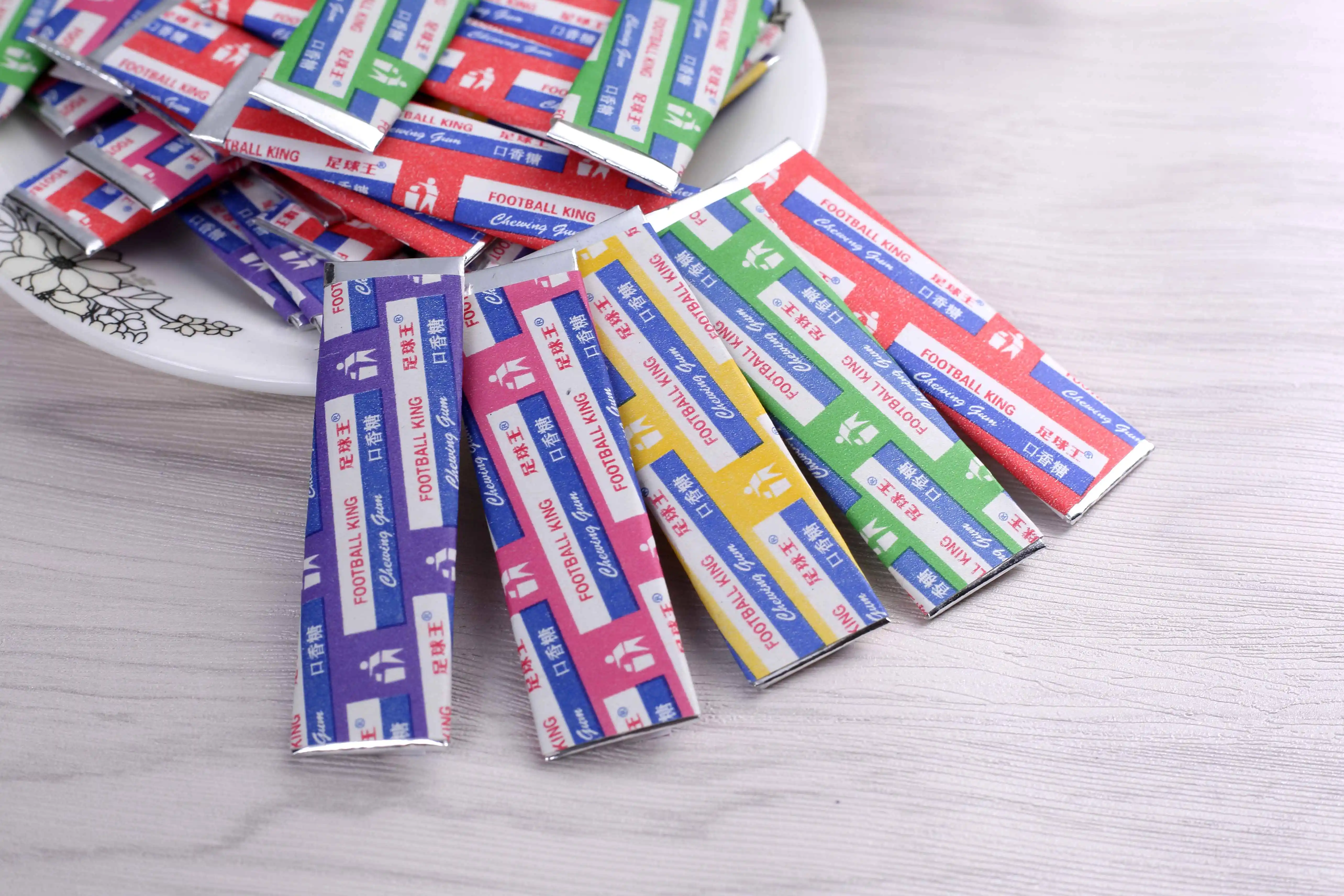 Chewing gum factory fruit flavor caffeine sugar stick chewing gum manufacturer