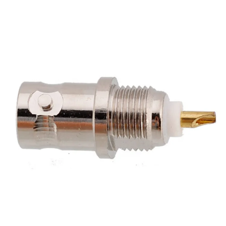 High quality full brass RF Coaxial BNC female connector with washer and nut
