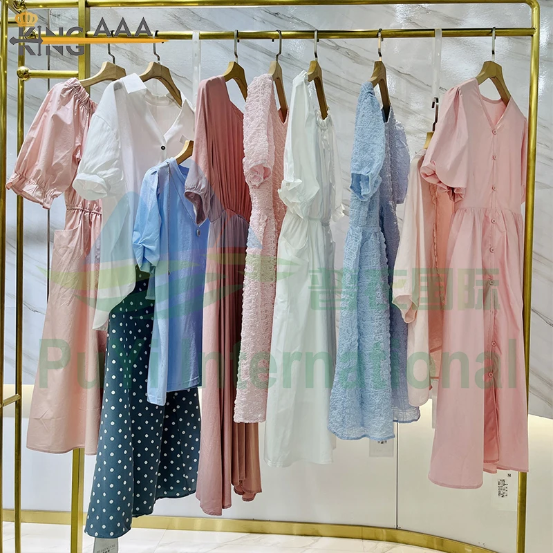 Pakaian Wholesale wanita abaya Used Clothes Bulk Used Ladies Silk Dress Women