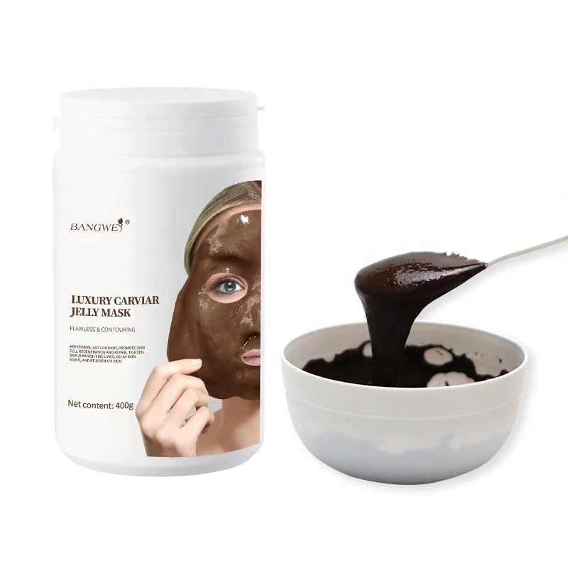 BANGWEI source factory wholesale price collagen caviar luxury nourishing cleansing skin care crystal hydrating jelly face mask