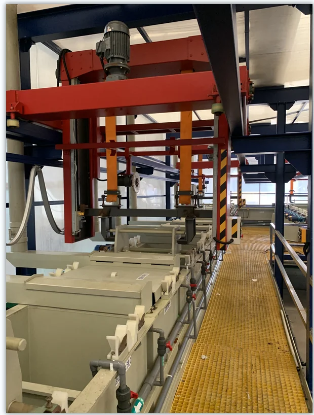 High quality production line Full automatic Intelligent copper hard chrome nickel chrome plating equipment for sale