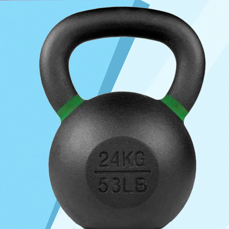 Fitness Gym Equipment Muscle Workout Strength Training 10kg Competition Cast Iron Stainless Steel Kettlebell Set For Weightlift