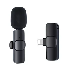 2022 1 Drag 2 Microphone Clip On Lapel Mic Wireless Microphone For Record