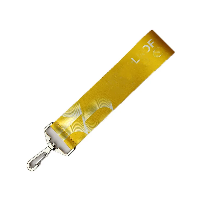 Dongguan factory customized 38MM thermal transfer ribbon pendant camera keychain Clothing keychain decorations