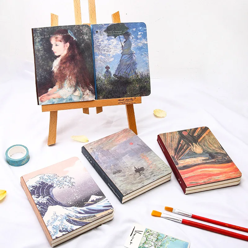 Wholesale Cheap Price A5 World Famous Paintings Note Book Planner Daily Notebook