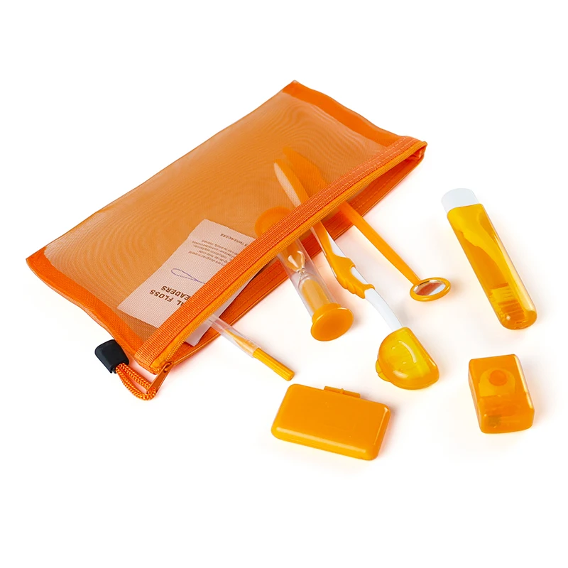 Portable Orthodontic Toothbrush Kit Oral Care Dental Travel Kit Braces Cleaning Kit