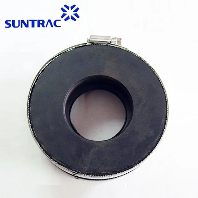 Stainless steel High pressure Type D pipe coupling with Natural rubber inside abrazadera