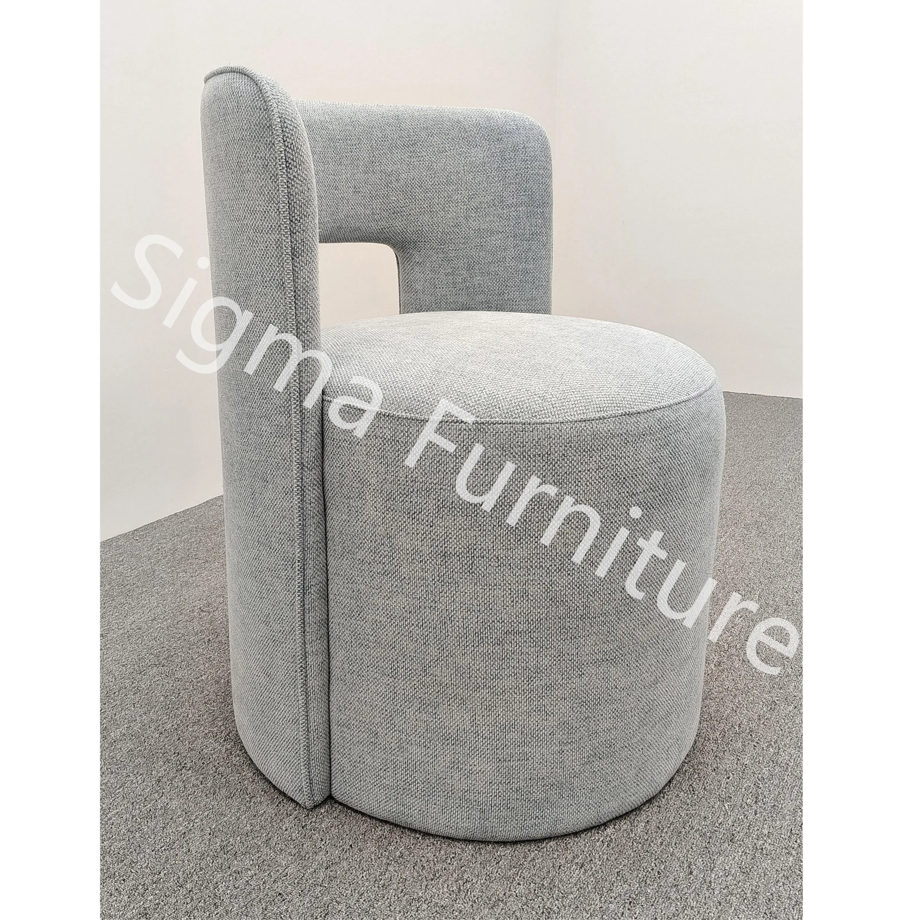 Modern style dining room restaurant furniture custom velvet fabric upholstery dining chairs