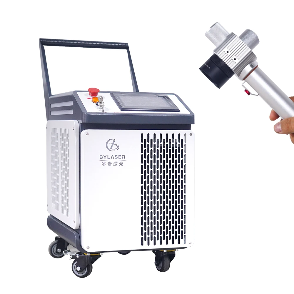 200W 300W 500W Laser Metal Cleaner Rust and Oxide Removal Gun for Stainless Steel and Wood Easy to Operate with Air Cooling