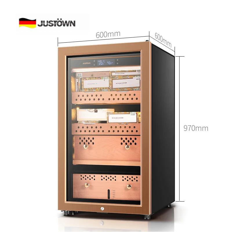 
factory direct Cabinet Cases backwoods Accessories Humidity Cooling Compressor Spain Cedar Wooden Cigars Humidor 