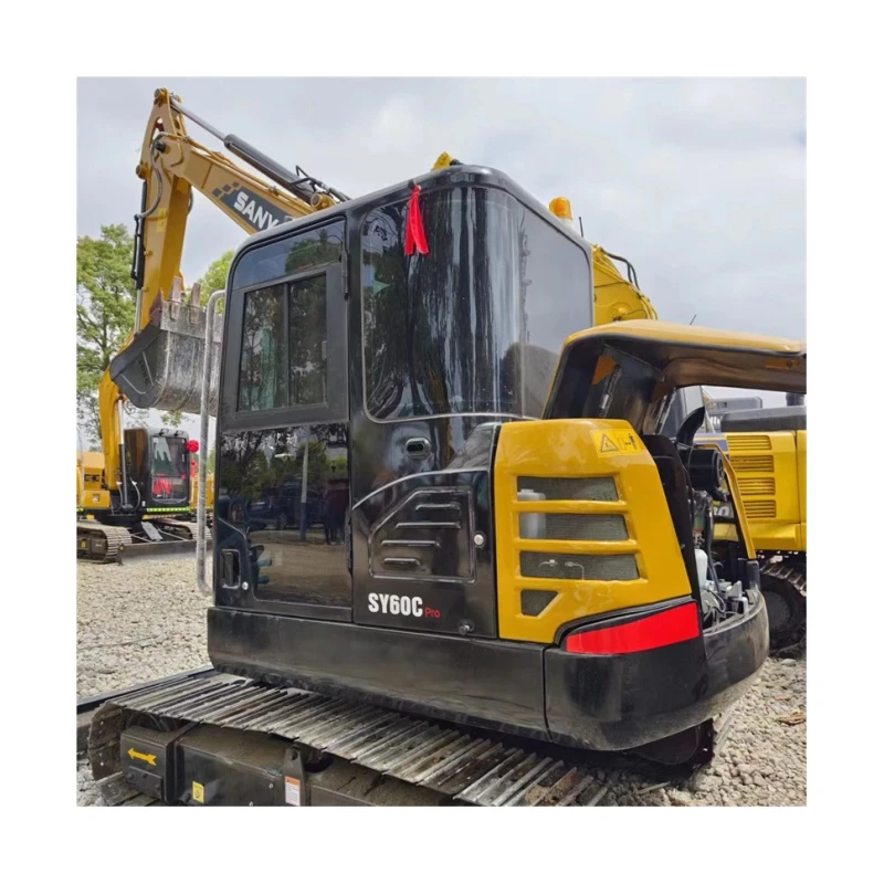 Sany60 used 6ton hydraulic crawler mini  excavator 95% new used excavator sany sy60c for sell
