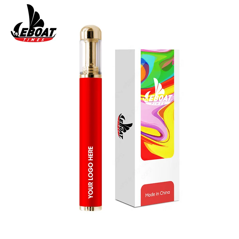 Eboat Times O5 EMPTY 1.0ml glass ceramic cartridge usb rechargeable disposable vape pen for cbd thick oil