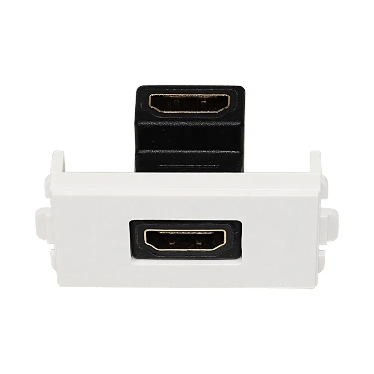 Настенная пластина углового типа HD MI 90 градусов легко устанавливается встроенный соединитель с поддержкой 4K 3D