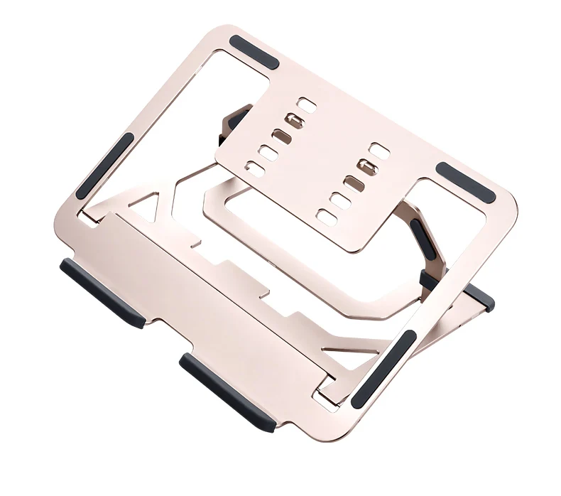 Портативная подставка для ноутбука, регулируемый алюминиевый складной держатель для ноутбука, охлаждающее основание, для Macbook Pro, HP, DELL