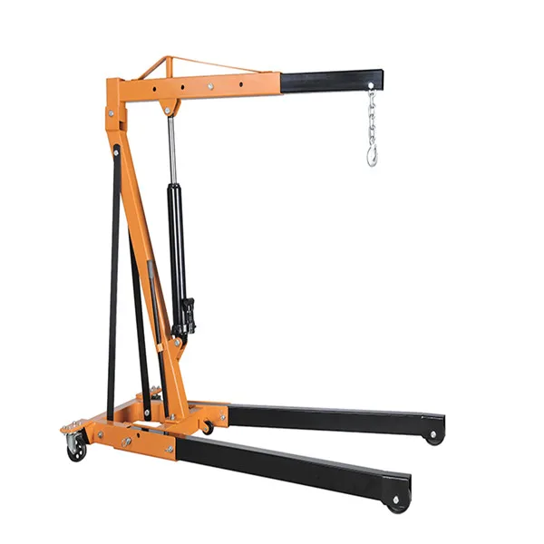 1.5 Ton Folding Type Portable Hydraulic Lifting Car Engine Crane With CE Certificate