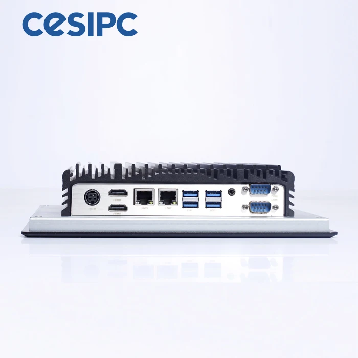 12 inch IP65 waterproof industrial computers with panel mount
