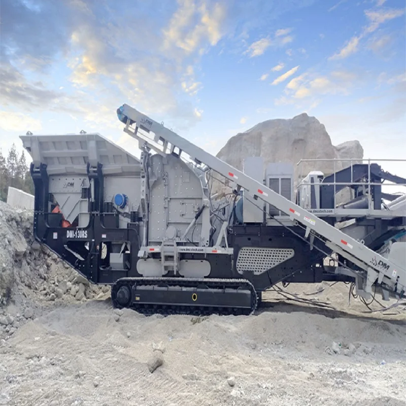 Easy Moving Flexible Between Different Work Environments Transitions Mobile Crusher Plant With diesel Engine