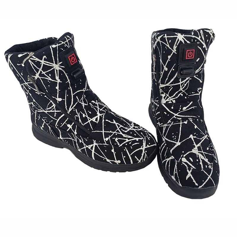 rechargeable graphene heating recovery moon snow hiking mens heated boots(old)