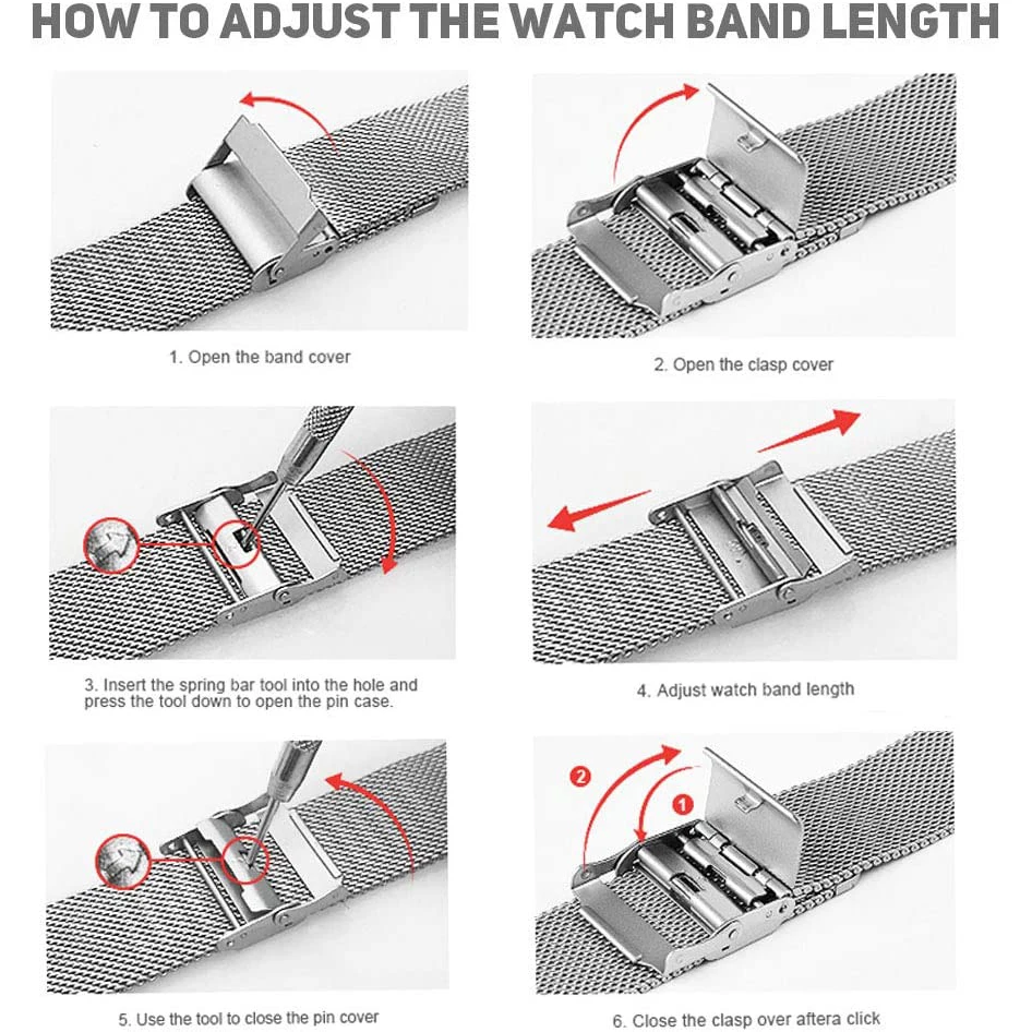 20mm Stainless Steel Watch Strap for Huami Amazfit Bip S Lite U Pro Bracelet For Amazfit GTS 3 2 2E GTS2 Mini Watchband GTR 42