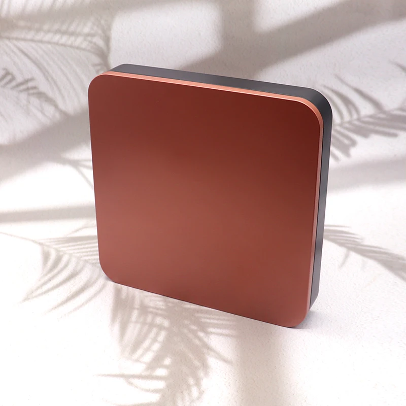 Factory Wholesale square Tin case Rectangular Large Tin Cookie Box Customized Tin Box for Biscuit