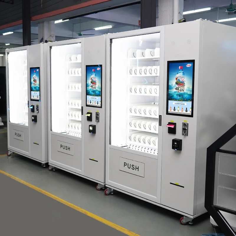 FUNDORD touch screen snack vending machine for foods and drinks