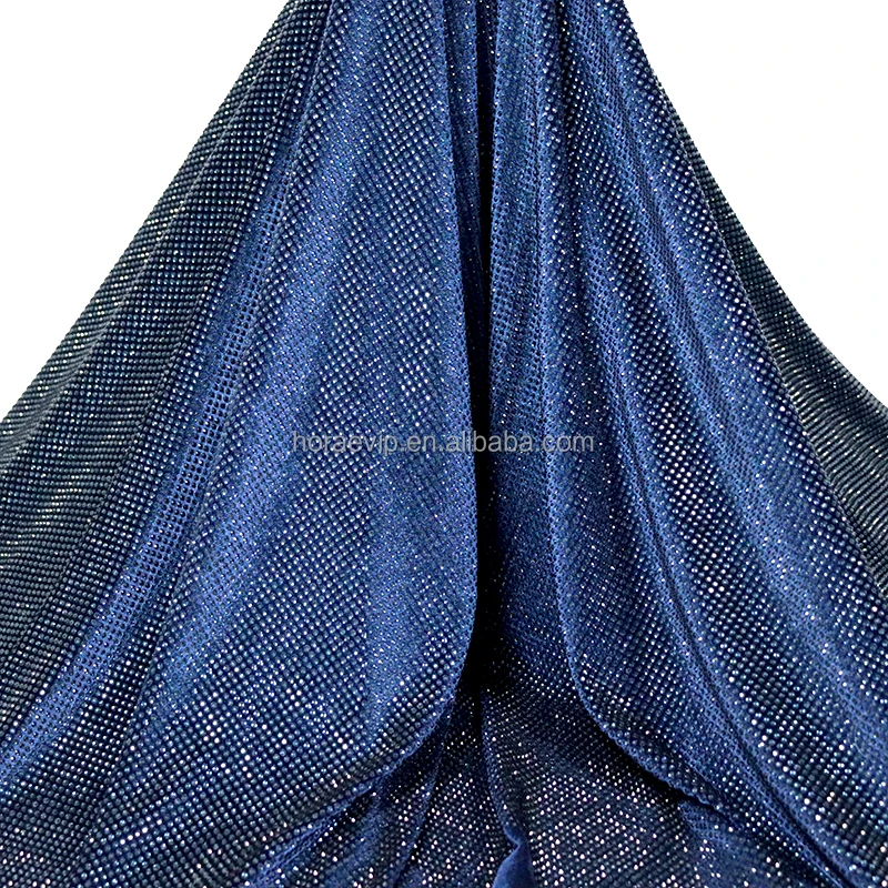 F001 Crystal High Quality Crystal Rhinestone Fabric Women Cloth Fabric With Crystal