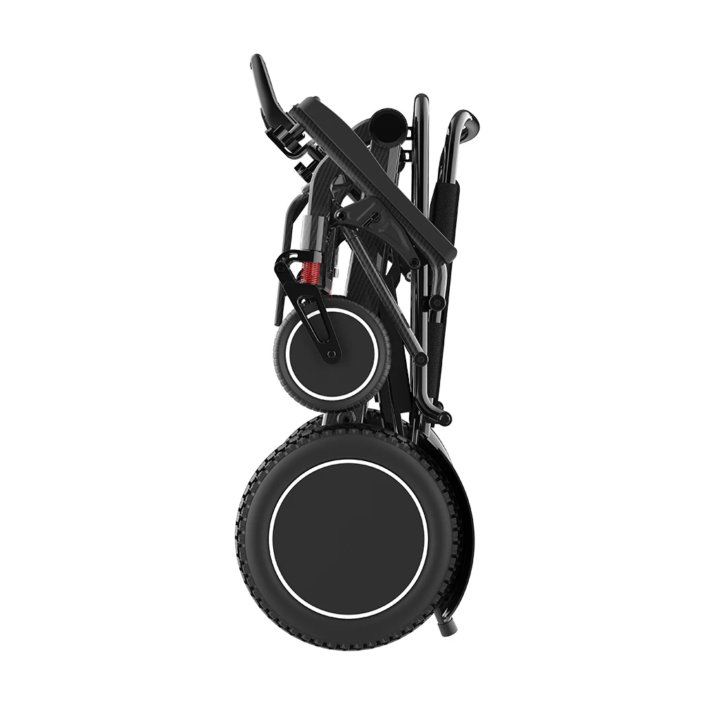 Fully handcrafted body made of carbon fiber electric wheelchairs