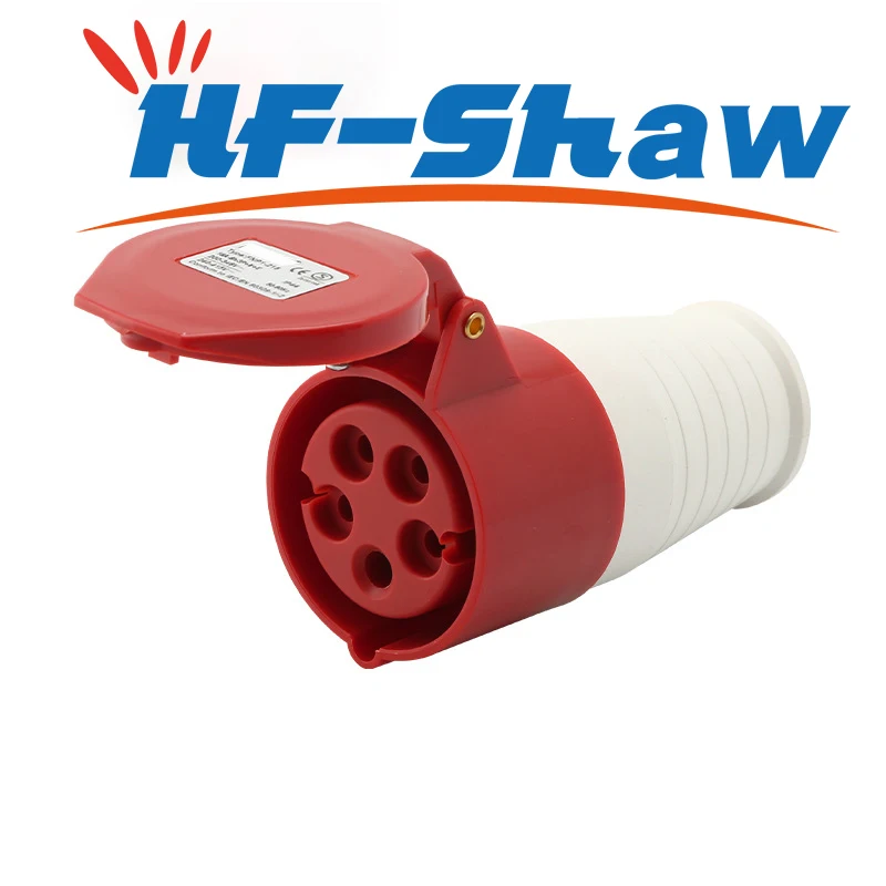 (High Quality)63A/125A IP67 Outdoor 3 Pins/5Pins Waterproof Industry Socket And Plug explosion proof  with alexa and google