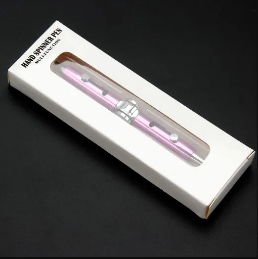 Touch screen capacitive gyro pen decompression turn rotating metal ballpoint pen multi-function finger decompression pen