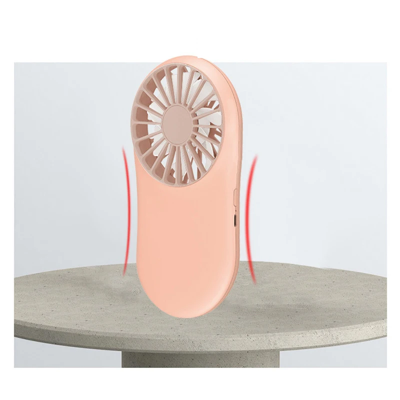 New Pocket Fan USB Charging Mini Handheld Fan Outdoor Lanyard Portable Small Fan for outdoor or indoor