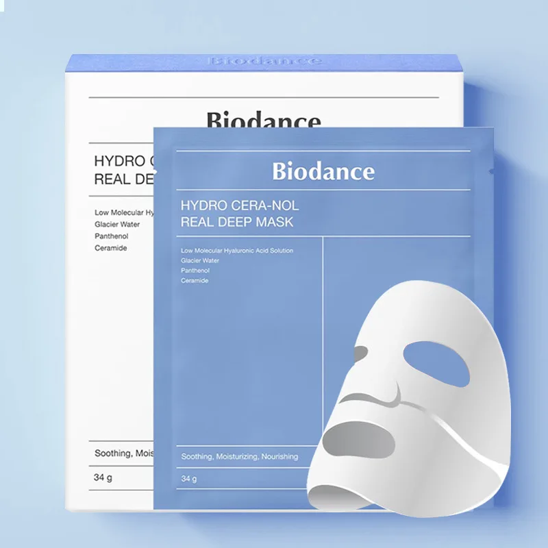 Crystal facial mask BIO-COLLAGEN REAL DEEP MASK for face skin care Hydration Strong Adsorbency