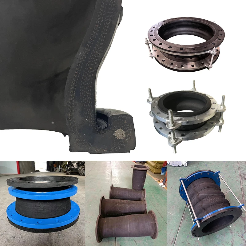 EPDM Flexible Rubber Compensator Flexible Rubber Connection Corrosion Resistant PTFE Stainless Steel Rubber Flexible Joints