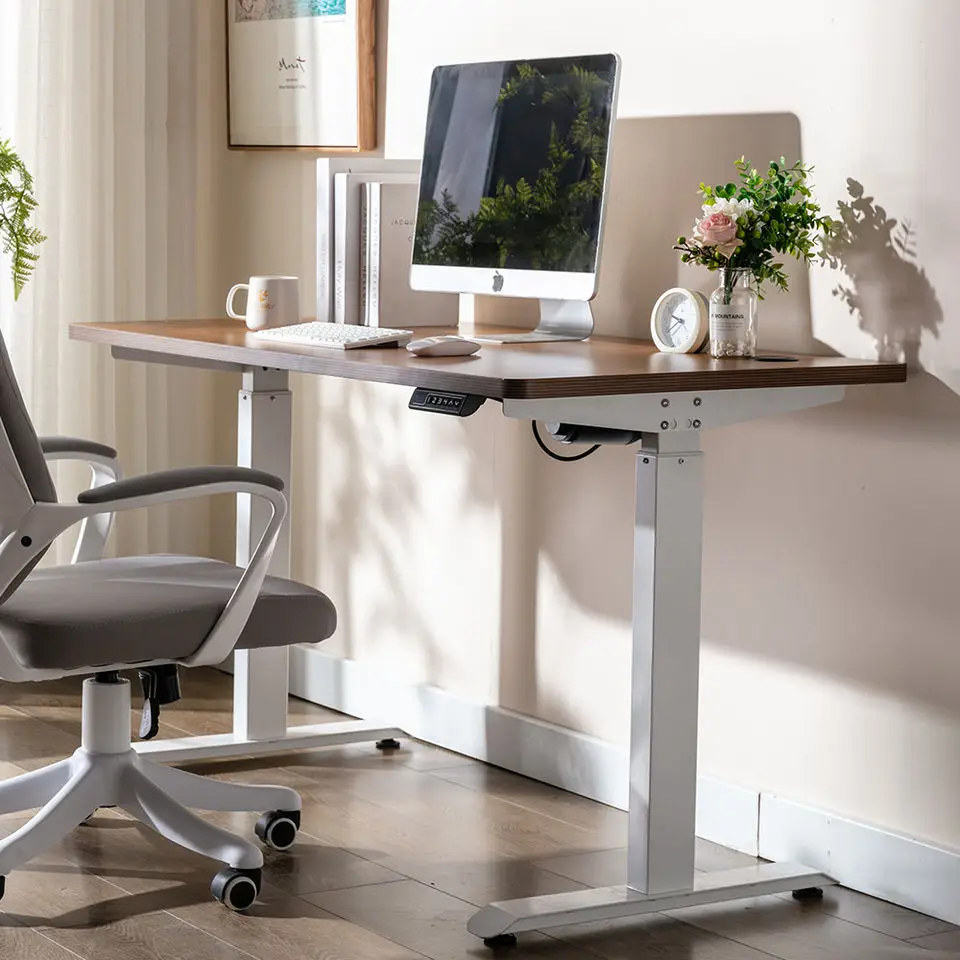 Two Legs Modern Automatic Electric Ergonomic Sit Stand Smart Office Table