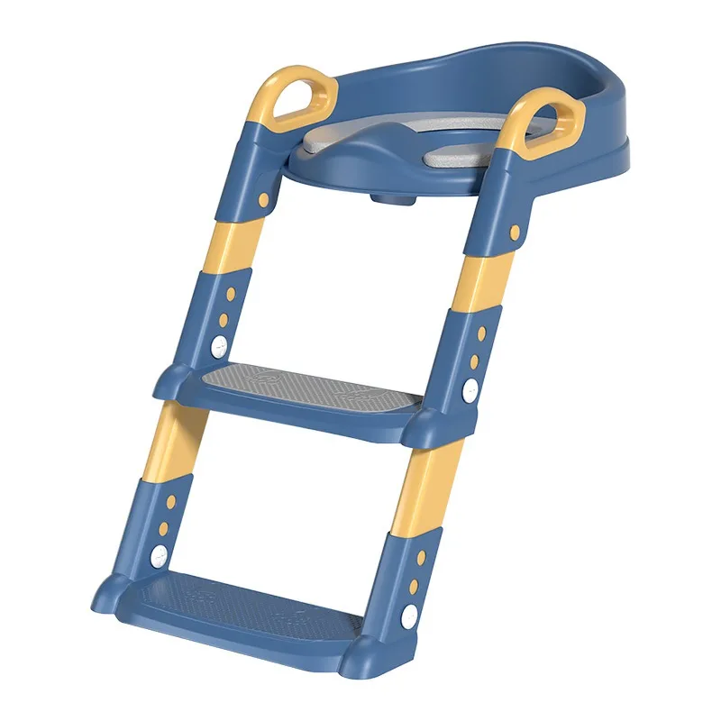 Wholesale Hot Selling Baby Potty Training Seat With Step Stool Ladder Foldable Toilet Ladder For Kids Potty Training