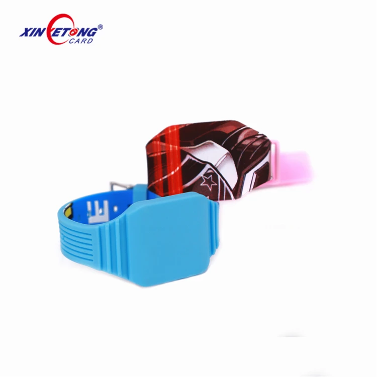 Factory price 13.56MHz silicone RFID NFC wristband bracelet NFC smart band