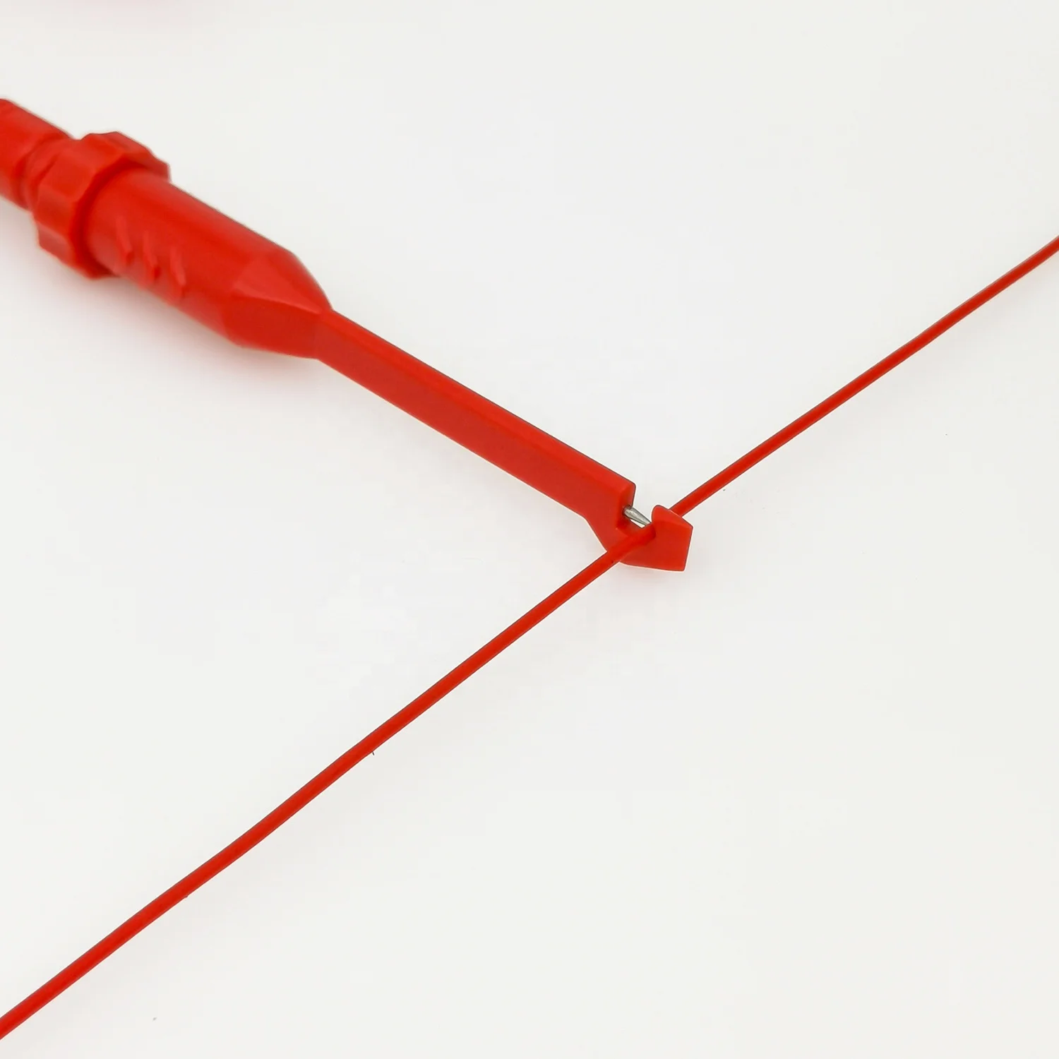 Automotive Insulation Wire Piercing Pin Multimeter 2MM 4mm Banana Plug to Hook Clip Grabber Test Puncture Probe With Lead Cable