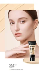 Private Label Hydrating Liquid Foundation Oil Control Concealer Waterproof Makeup Bb Cream Face Powder Foundation For Women