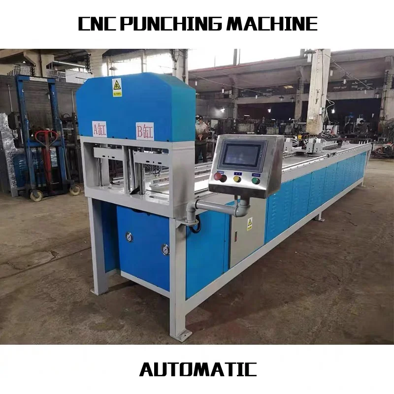 automatic manual square round tube hole hydraulic punching cutting machine cnc plc with competitive price and high