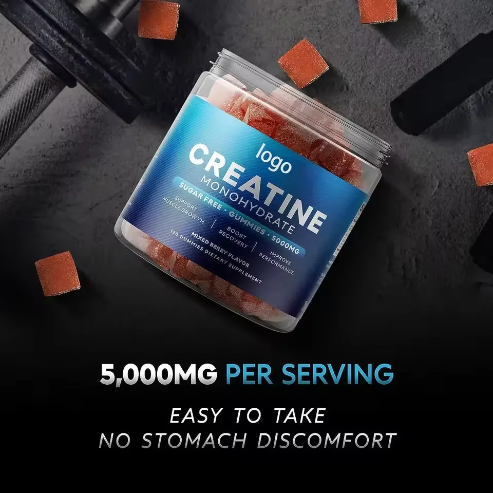 High Standard Pre Workout Creatine Monohydrate Gummies Supplement Energy Gummy Creatine Gummies For Muscle Growth