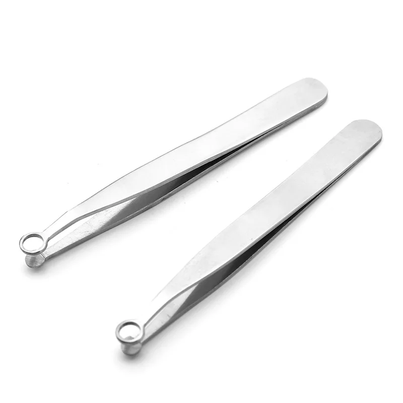 Nose Hair Removal Trimming Tweezers Nose Hair Trimmer Clip Round Tip Nose Hair Tweezer